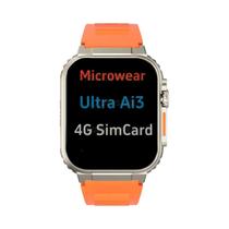 Smartwatch Android 4G com GPS, WiFi e 64GB/128GB - Tela 49MM