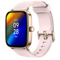 Smartwatch Ankoo W002 Rose 1.85 Tela Touch, Chamadas BT, Alexa, Coroa Rotativa, 100 Esportes, SpO2, Cardíaco, IP68, Saúde Feminina Smartwatch Ankoo W002 Rose 1.85 Tela Touch, Chamadas BT, Alexa, Coroa Rotativa, 100 Esportes, SpO2, Cardíaco, IP68, Saúde Feminina