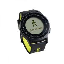 Smartwatch Atrio ES252 Monitor Cardíaco Sportwatch Chronus + GPS à Prova D Água - Preto