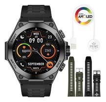 Smartwatch Aurafit AM18 Tela Amoled Esportivo 2 Pulseiras