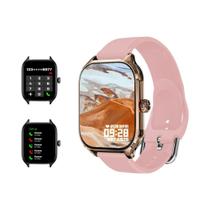 Smartwatch Bluetooth LAXASFIT H9 pro Max Com Chamada, Monitoramento De Frequência Cardíaca,
