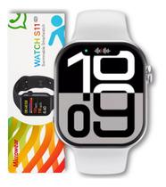 Smartwatch Branco Relógio Inteligente Plus S11 Pro - À Prova D'água - Original