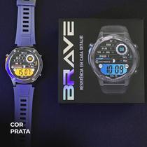 Smartwatch Brave Amoled Prova Dágua Modo Triathlon Strava Gps WearZone