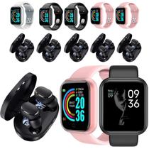 Smartwatch D20 + Fone A6S Atacado 10 Peças C/ Garantia