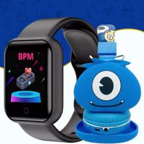 Smartwatch D20 relógio digital infantil Com Fone de ouvido sem fio para crianças - 01Smart