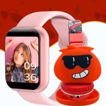 Smartwatch D20 relógio digital infantil Com Fone de ouvido sem fio para crianças