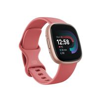 Smartwatch de fitness Fitbit Versa 4 com GPS, frequência cardíaca rosa