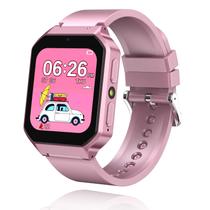 Smartwatch DERUI Infantil Tela Touch 1,69" Câmera Rosa