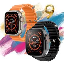 Smartwatch Digital Ultra S9 Masculino Feminino Microwear 2024 U9 Duas Pulseiras + Capa Protetora - Microwear