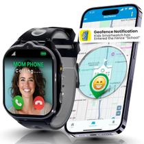 Smartwatch Emojikidz Infantil com GPS, Chamada de Vídeo e Botão SOS Preto