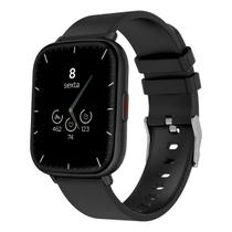 Smartwatch esportivo wb 45mm tela 1,85 tracker 24 modos preto Smartwatch esportivo wb 45mm tela 1,85 tracker 24 modos preto