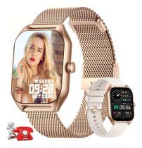 Smartwatch Feminino 2023 - Relógio Inteligente com Função de Chamada