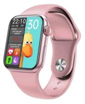 Smartwatch Feminino Digital Rosa Hw12 P/ iPhone e IOS
