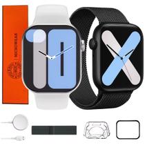 Smartwatch Feminino Masculinho W10 Pro Mini Chatgpt Amoled Gps Pulseira Premium