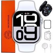 Smartwatch Feminino Masculino W10 Mini 42mm Amoled + Fone