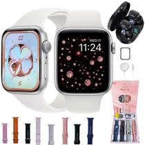 Smartwatch Feminino W10 MINI 8 Pulseiras Fone sem Fio
