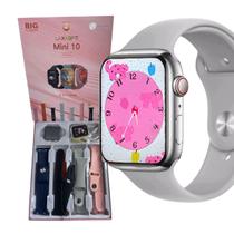 Smartwatch Feminino W10 Mini Series 41mm 8 Pulseiras