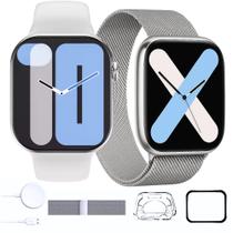 Smartwatch Feminino W10 Pro Mini Chatgpt Amoled Gps Original 2 Pulseiras