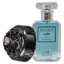 Smartwatch G-Tide Watch Power + Perfume Taka - Preto Smartwatch G-Tide Watch Power + Perfume Taka - Preto