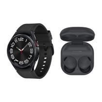 Smartwatch Galaxy Watch6 Classic LTE 43mm Preto + Fone Bluetooth Galaxy Buds2 Pro Grafite - Samsung