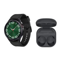 Smartwatch Galaxy Watch6 Classic LTE 47mm Preto + Fone Bluetooth Galaxy Buds2 Pro Grafite - Samsung