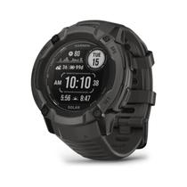 Smartwatch Garmin Instinct 2X Solar Grafite com Monitor Cardíaco de Pulso e GPS