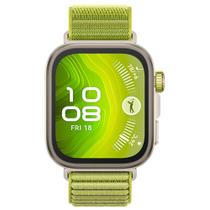 Smartwatch Huawei Watch Fit 4 Pro Verde com 1,82", Pulseira de Nylon, Bluetooth e 32GB