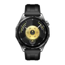 Smartwatch HUAWEI WATCH GT 6 46mm, Esportes, Bateria Até 21 Dias, Bem-Estar Emocional Preto