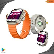 Smartwatch HW Ultra 2 Call 5G com Câmera, Chip, WiFi, Tela AMOLED, Android 8.1 2GB RAM 64GB ROM Android iOS