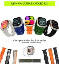 Smartwatch HW Ultra 2 serie 9 CHAT GPT 49mm + 7 Pulseiras + Case