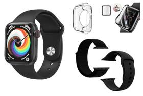 Smartwatch Hw19 Troca Foto Faz Recebe Chamadas Pedômetro Modo Esporte Monitor de Saúde Bluetooth