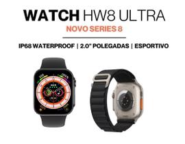 Smartwatch Hw8 Ultra Serie 8 Original Comando de Voz Siri Nfc Recebe Notificaçoes Relogio Smart