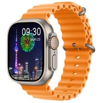 Smartwatch Hw9 Max Serie 9 Watch Ultra C/2 Pulseiras Tela 49mm Amoled Gps Bússola Nfc Lançamento