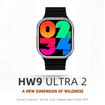 Smartwatch HW9 Ultra 2 2.5" GPS NFC Chamadas Bluetooth Resistente à Água
