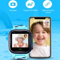 Smartwatch infantil SOS GPS Wifi Tracker Camera Video Call Kids Smart Watch (azul)