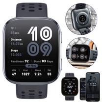 Smartwatch Inteligente Amazfit Bip 6 Tela 1.97 Mapas Blue Black Com Película