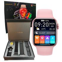 Smartwatch inteligente HW11 / Série 9 Lançamento 2025 / 4 pulseiras / NFC resistencia a água IP67 / monitores de saúde Original com Garantia Smartwatch inteligente HW11 / Série 9 Lançamento 2025 / 4 pulseiras / NFC resistencia a água IP67 / monitores de saúde Original com Garantia