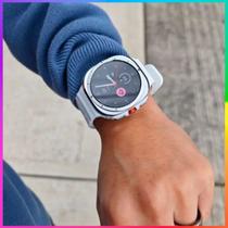 Smartwatch Inteligente MA27 Branco Ultra Style NFC Prova Dágua IP68 Amoled Responde Whats 47mm Relógio Watch Inteligente Smartwatch Inteligente MA27 Branco Ultra Style NFC Prova Dágua IP68 Amoled Responde Whats 47mm Relógio Watch Inteligente