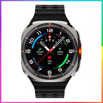 Smartwatch Inteligente MA27 Preto Ultra Style NFC Prova Dágua IP68 Amoled Responde Whats 47mm Relógio Watch Inteligente
