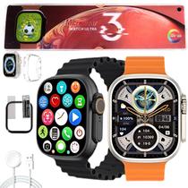 Smartwatch Inteligente Watch Ultra 3 Amoled Series 10 Lançamento Microwear Original Android iOS
