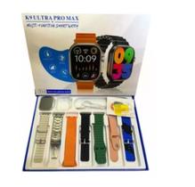 Smartwatch K9 Bluetooth Com 7 Pulseiras Smartwatch K9 Bluetooth Com 7 Pulseiras