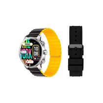 Smartwatch Kieslect Calling Kr2 - Relógio Inteligente em Preto e Amarelo