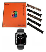 Smartwatch Kit Ultra 9 Mini Black New Model C/ 5 Pulseiras