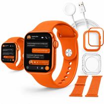 Smartwatch Laranja S11 Com Chamadas Bluetooth E Função Esportiva Entrega Ágil