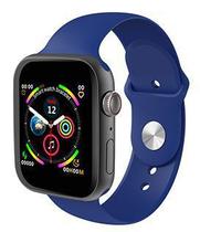 Smartwatch Ld5 Tela Touch Bluetooth Azul / Pressão Sanguínea / Oxigênio / Frequência Cardíaca / Pedômetro