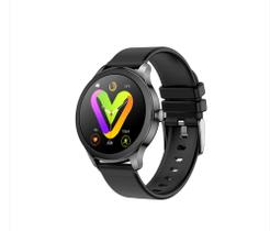 Smartwatch Level Lvw-30 Preto, 1,3 Pol, À prova d'Água, Pulseira Silicone