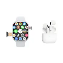 Smartwatch Masculino 4G Android 10 S10 Ultra Max 2.29 Polegadas AMOLED Câmera Rotativa GPS WiFi