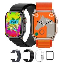 Smartwatch Microwear Relogio Feminino Masculino W69 Ultra Mini Kit Pulseira Extra Pelicula e Case