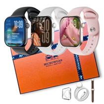 Smartwatch Microwear W11 Pro Mini 2GB 42mm Amoled Série 11 Whatsapp A Prova Dágua