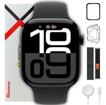 Smartwatch Microwear Watch S10 Tela AMOLED Chamadas Bluetooth Monitor Saúde NFC Smartwatch Microwear Watch S10 Tela AMOLED Chamadas Bluetooth Monitor Saúde NFC